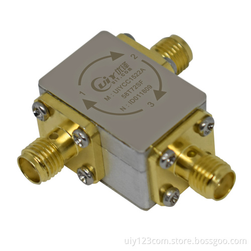 Passive Components C Band RF Coaxial Circulator For Satcom Broadcasting